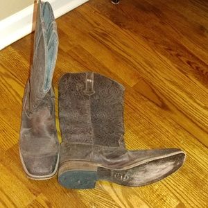 Roper Boots Filagree Pattern